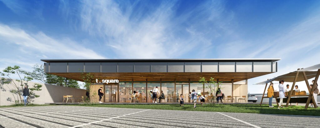 福岡・小郡の飲食店「FOREST STATION」建築CGパース制作実績