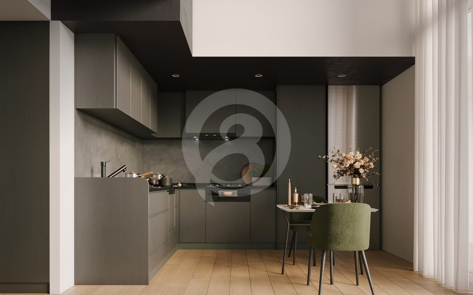 3Dインテリアレンダリング