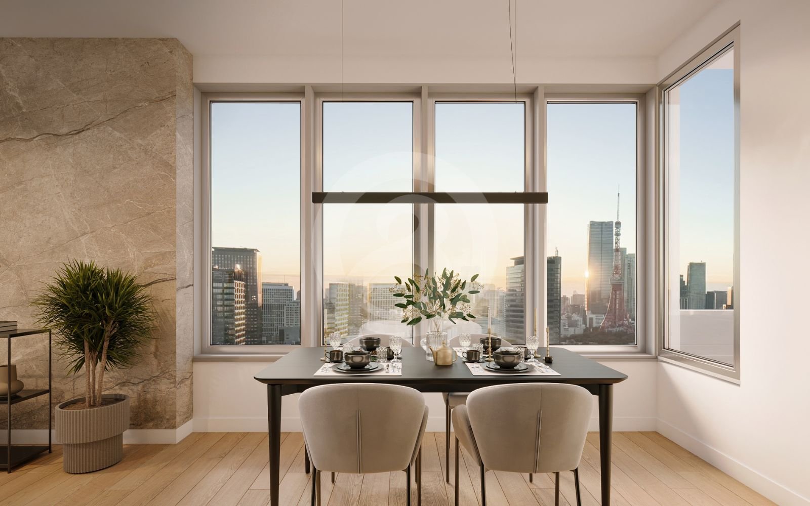 3Dインテリアパースでインテリアデザインをリアルに可視化。