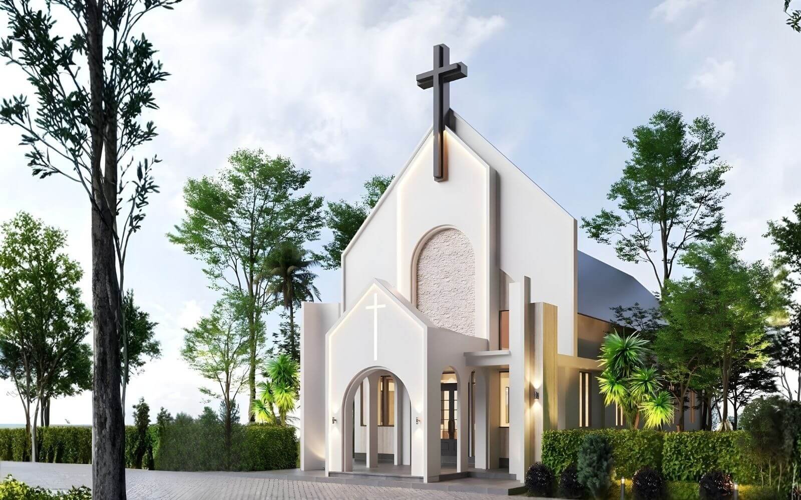 教会の3D設計図