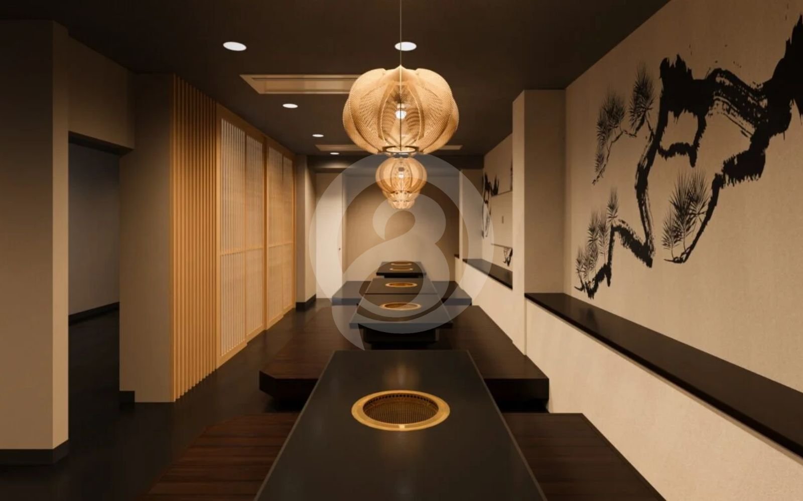 モダンなレストラン空間デザイン