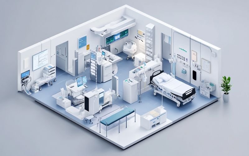 クリニックの3Dシミュレーション