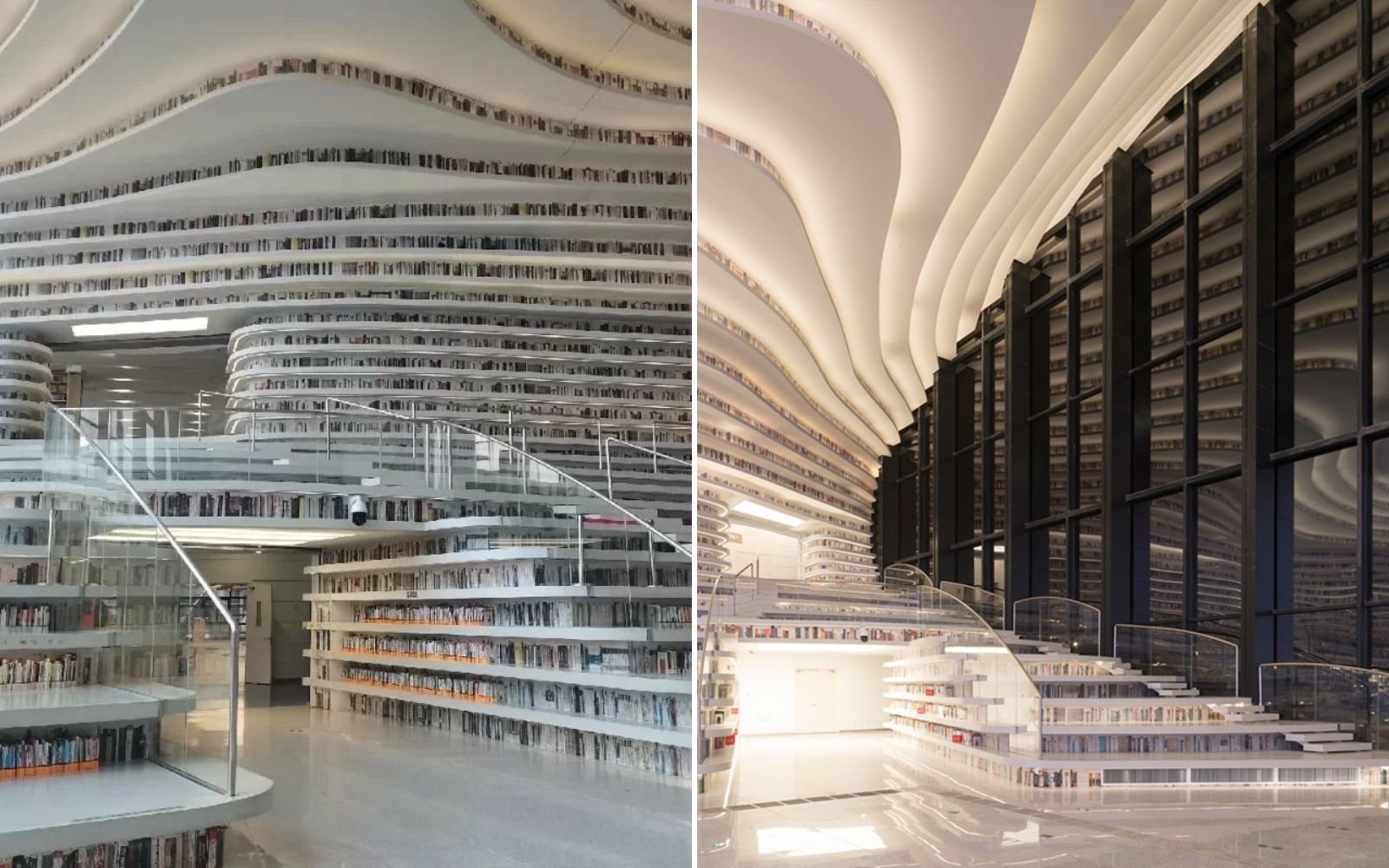 図書館の3D建築ビジュアライゼーション