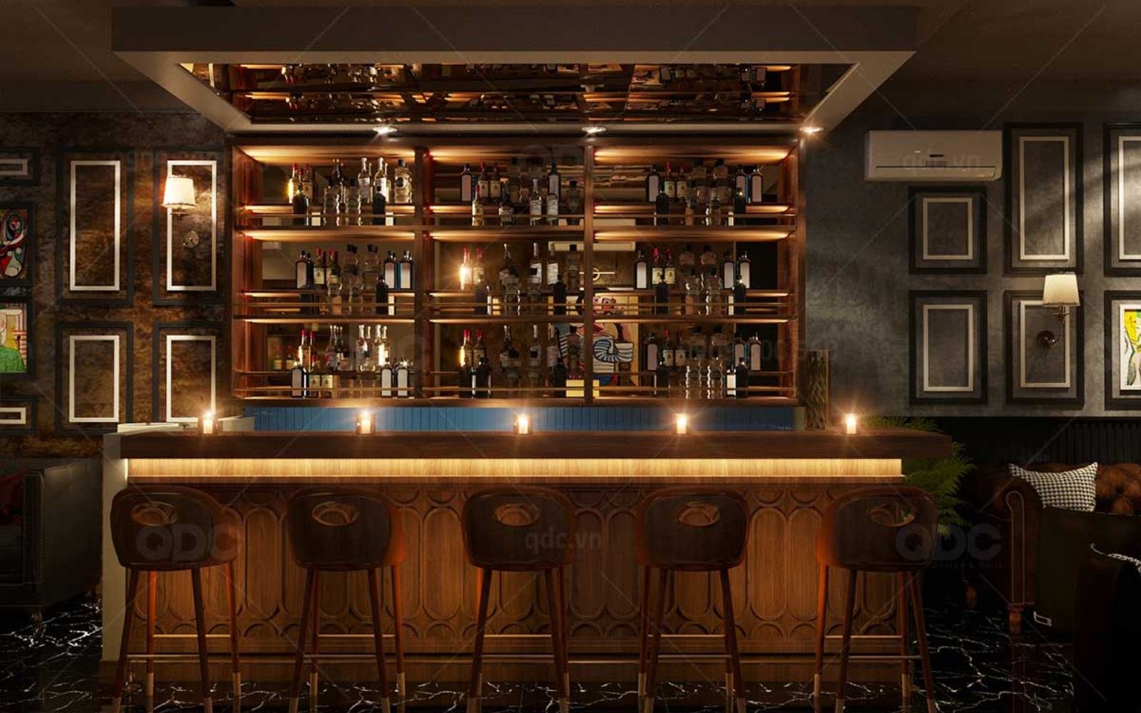 カフェ レストラン 内装 3D