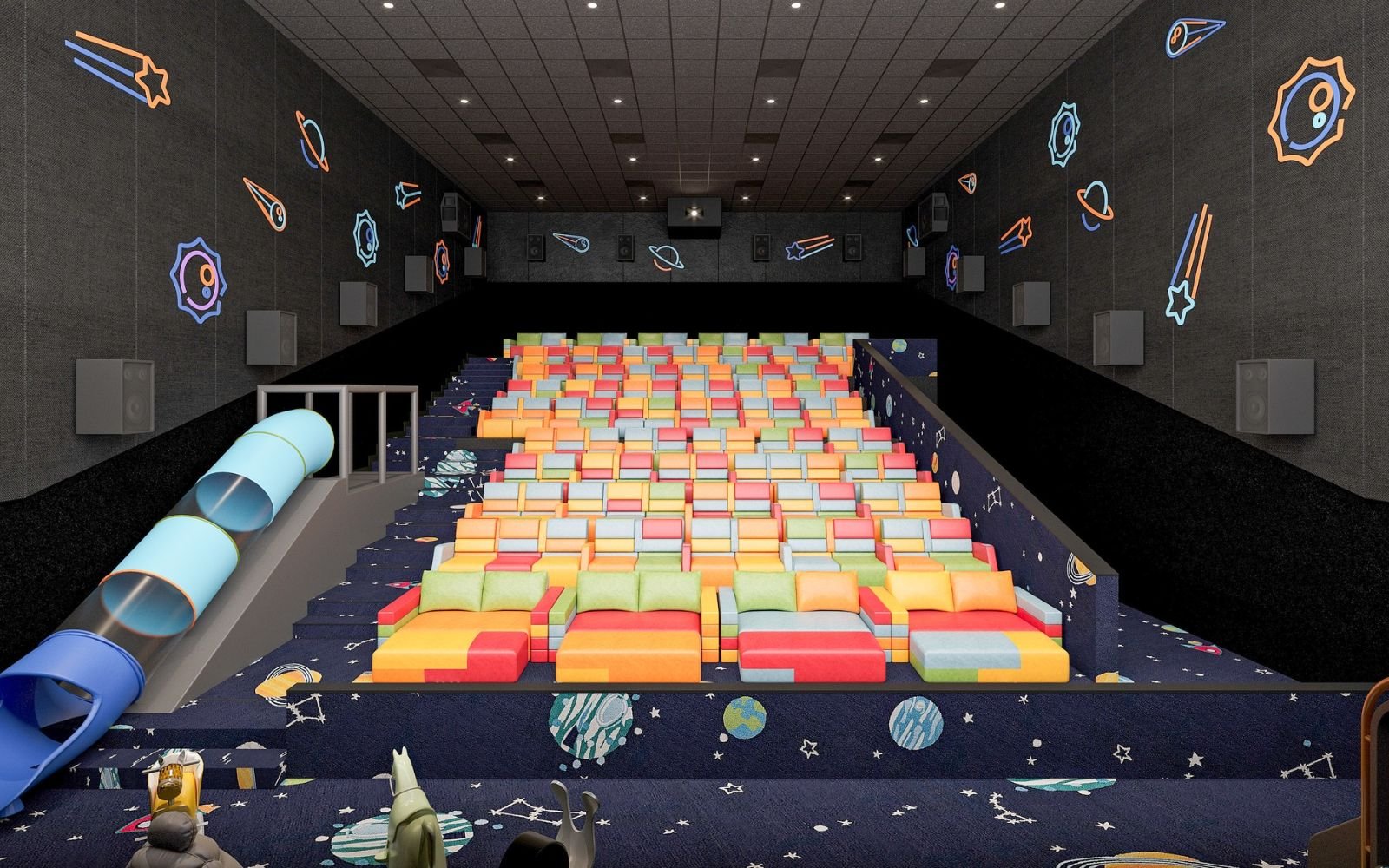 キッズ・子供向け映画館のパース キッズ・子供向け映画館のパース