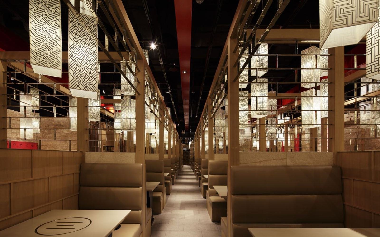 韓国風 レストラン 内装 3D