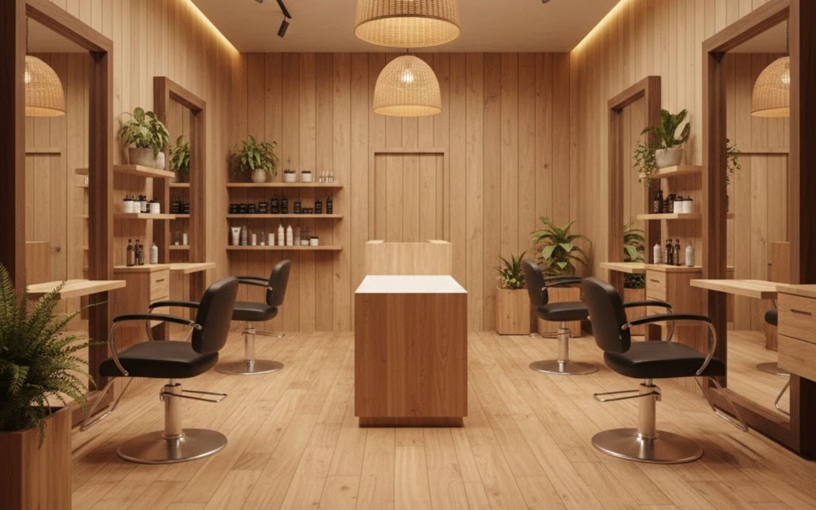 ナチュラルウッドトーンは、温かみがありリラックスできる空間を演出