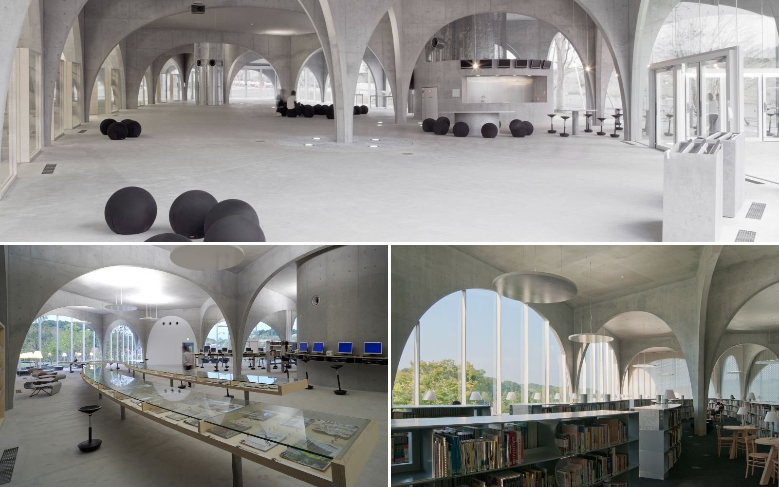 図書館の3D建築ビジュアライゼーション