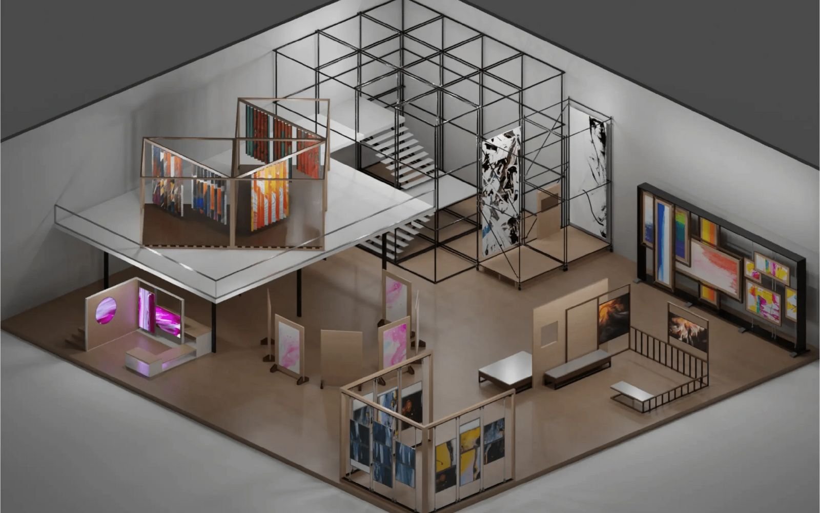 一般的な3D展示パースの種類