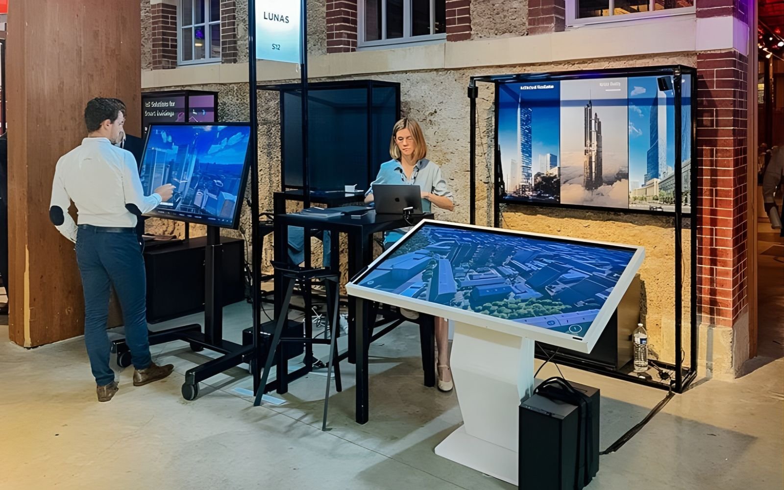 来場者視点の展示パース