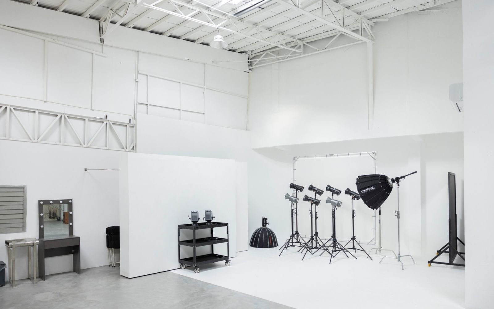 フォトスタジオ空間の3DCGパース