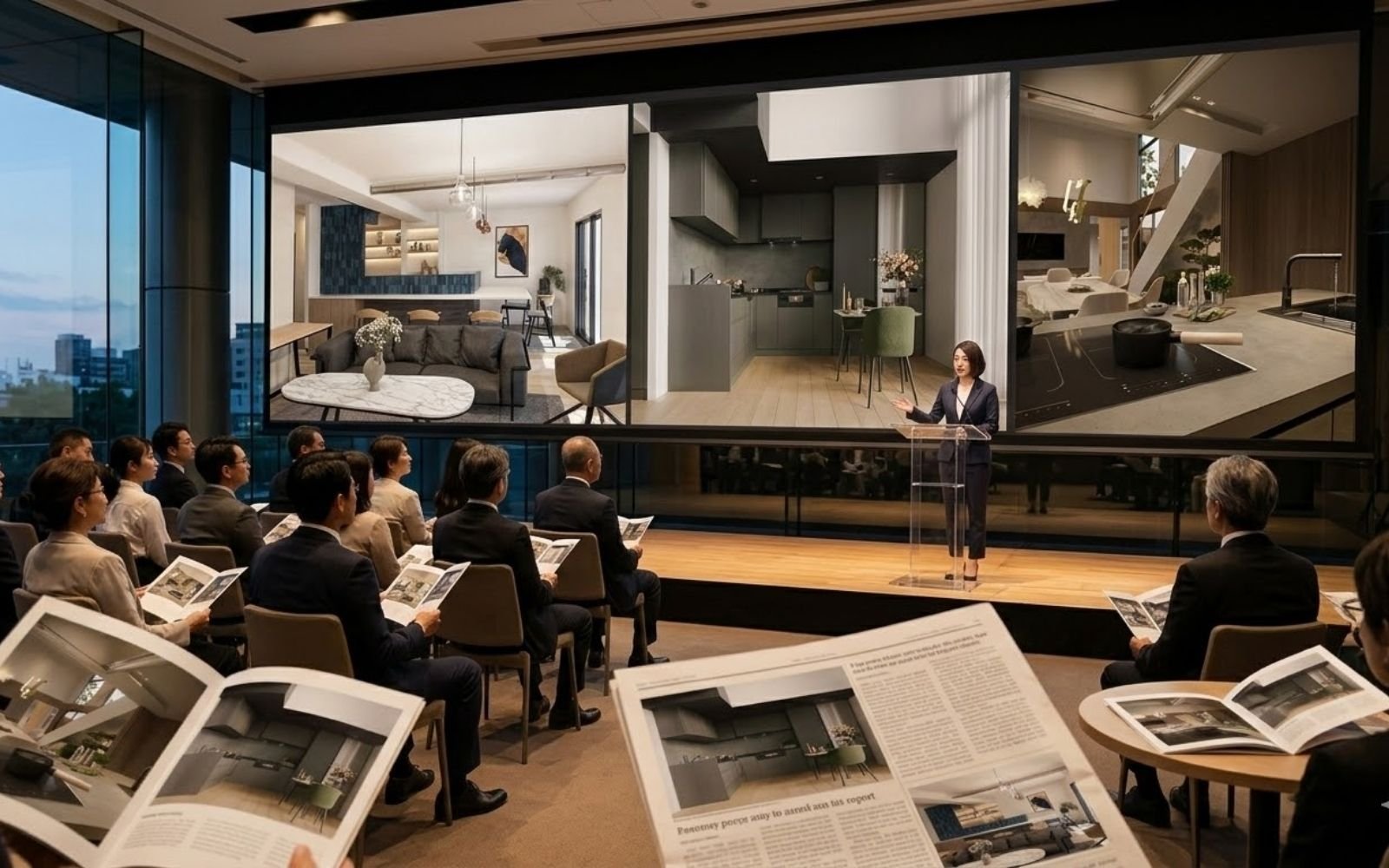 パース制作における主な要素