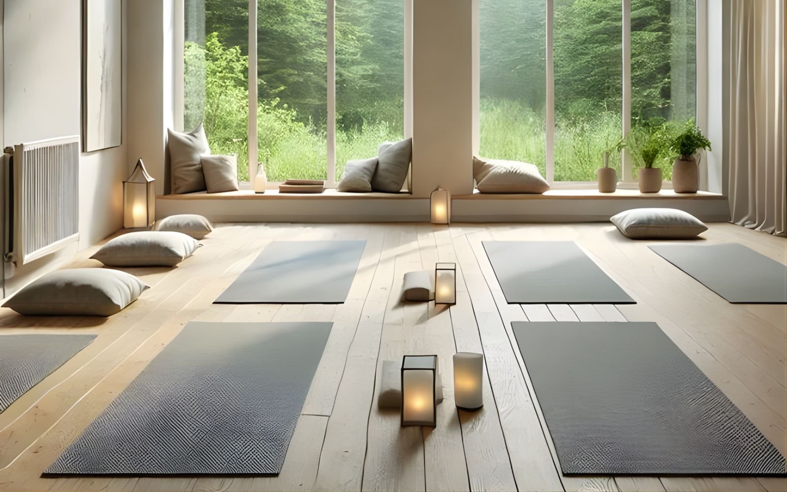 自然志向のヨガ空間ビジュアライゼーション