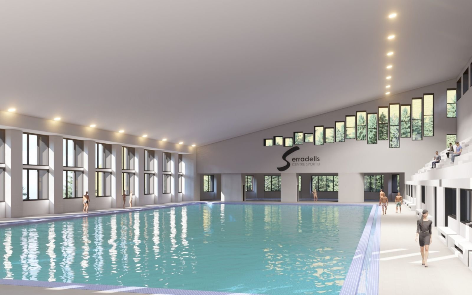 学校プールのパースサンプル