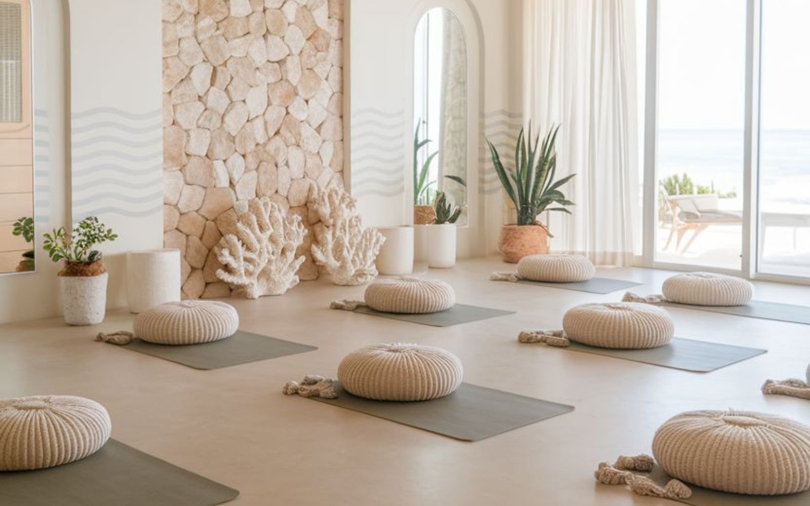 瞑想と融合したヨガルームビジュアライゼーション