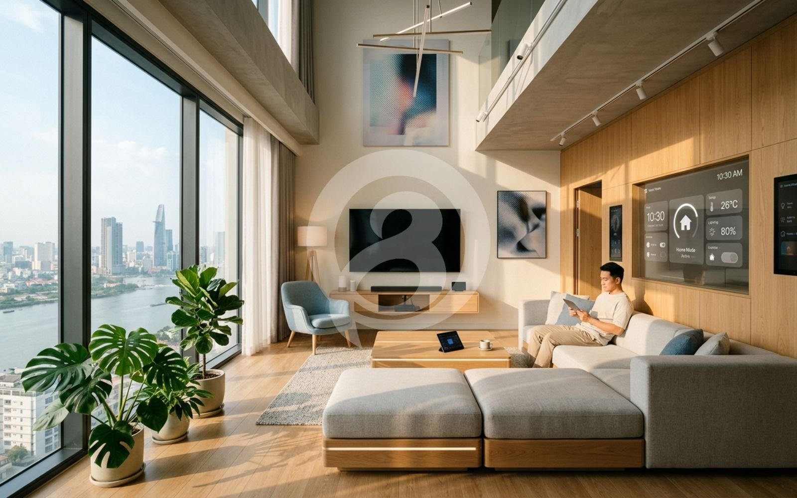 AIによって作成されたインテリアパース図