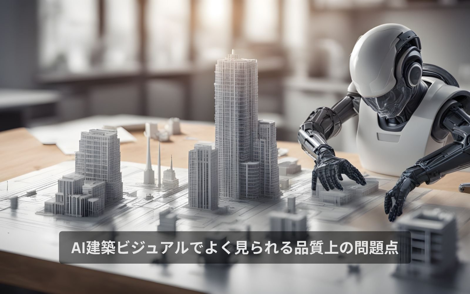 AI建築ビジュアルでよく見られる品質上の問題点