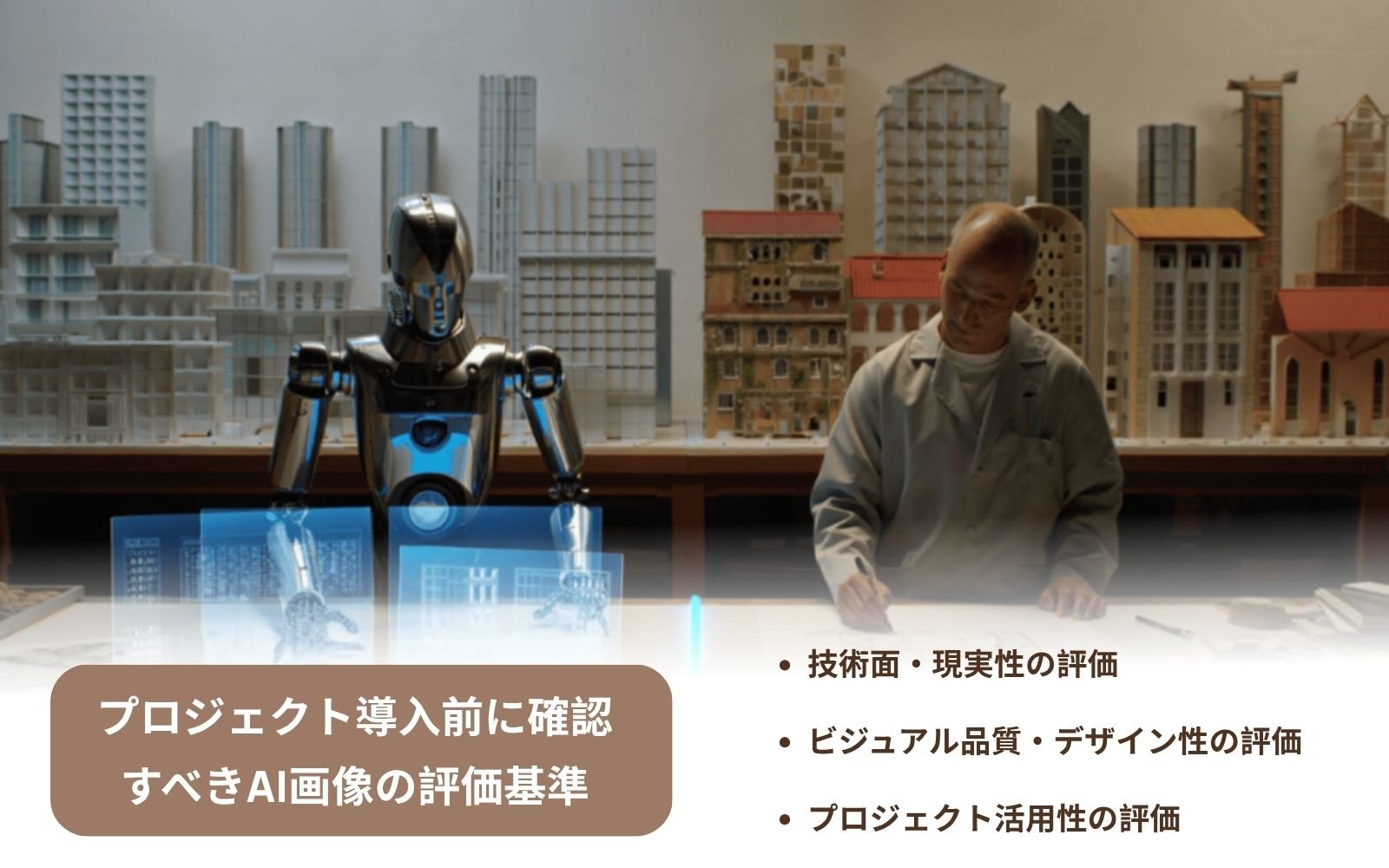 プロジェクト導入前に確認すべきAI画像の評価基準