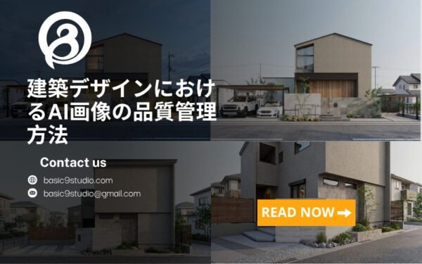 建築デザインにおけるAI画像の品質管理方法