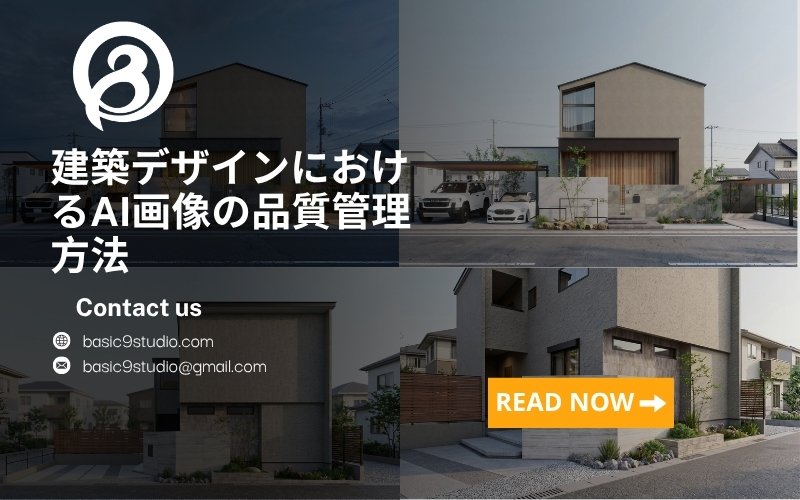 建築デザインにおけるAI画像の品質管理方法
