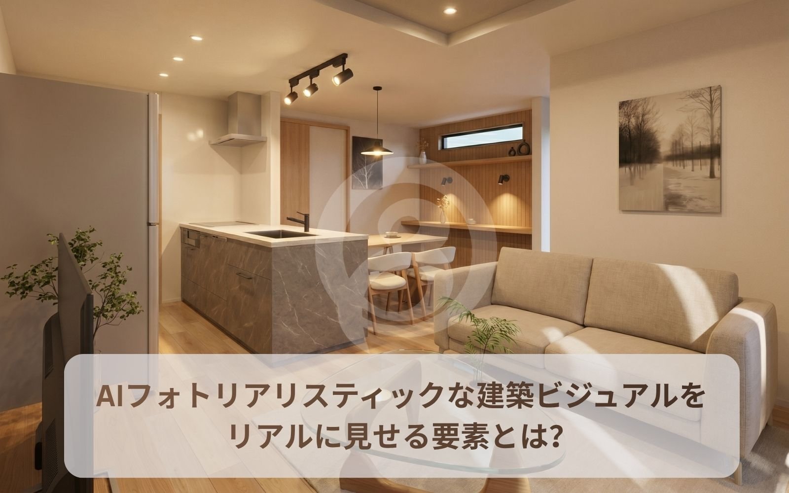 AIフォトリアリスティックな建築ビジュアルをリアルに見せる要素とは？