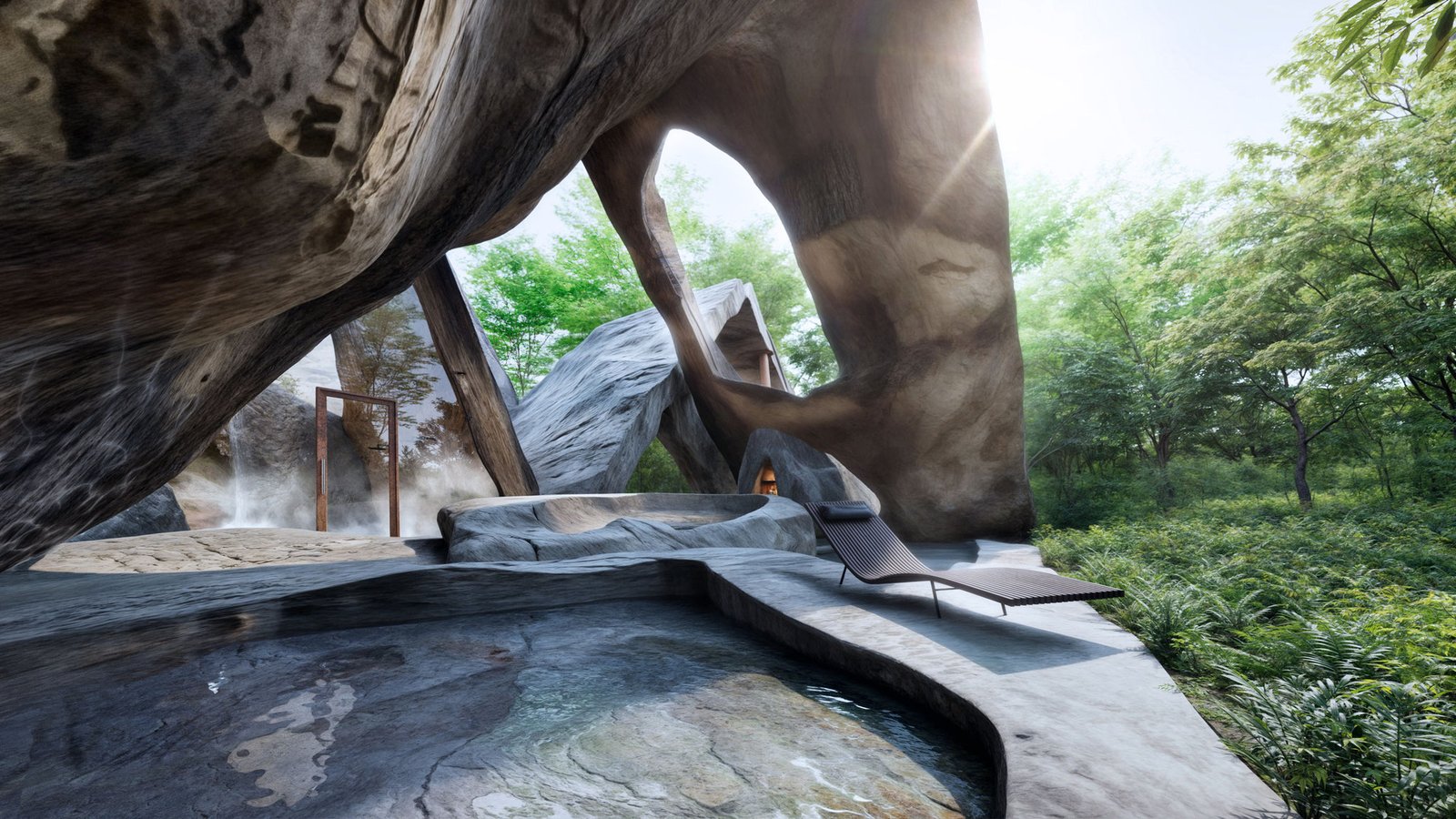 軽井沢 別荘 CGパース Home of the Earth コンセプト