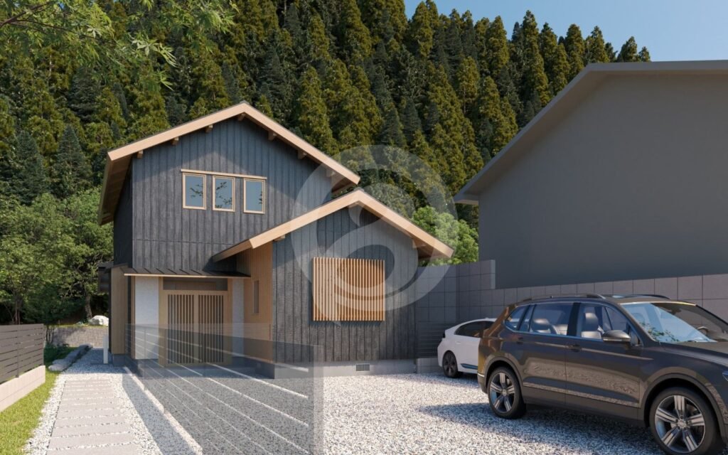 高品質でリアルな表現を実現する2階建て住宅向け3DCGパース制作サービス