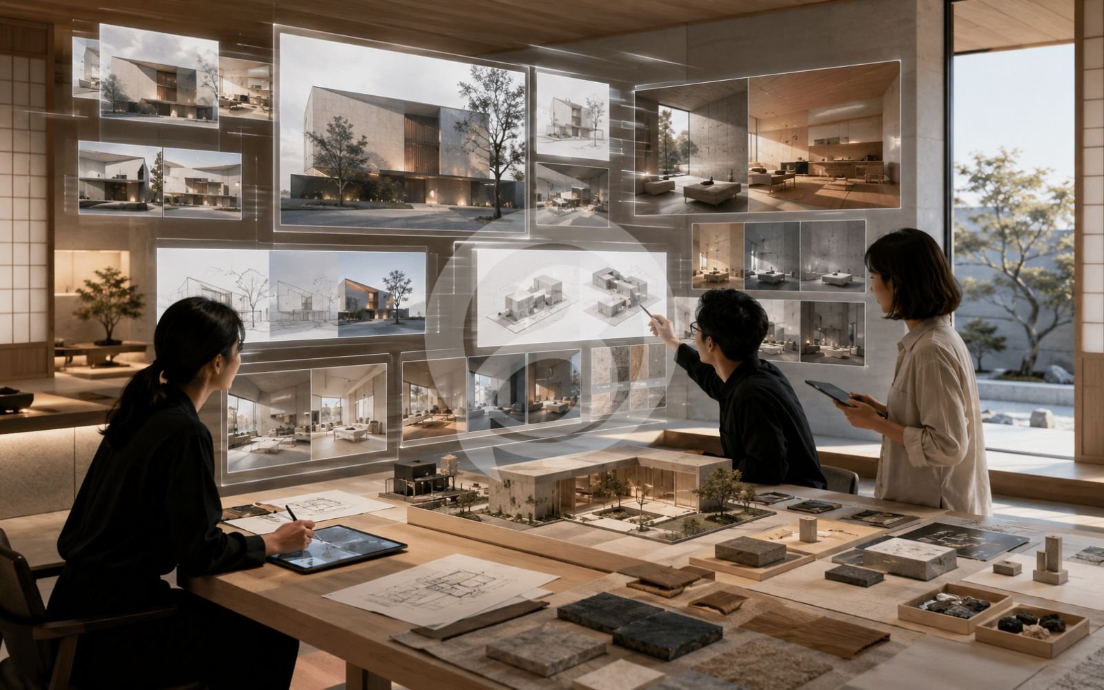 建築およびインテリアデザイン会社はアイデア創出プロセスの加速が必要