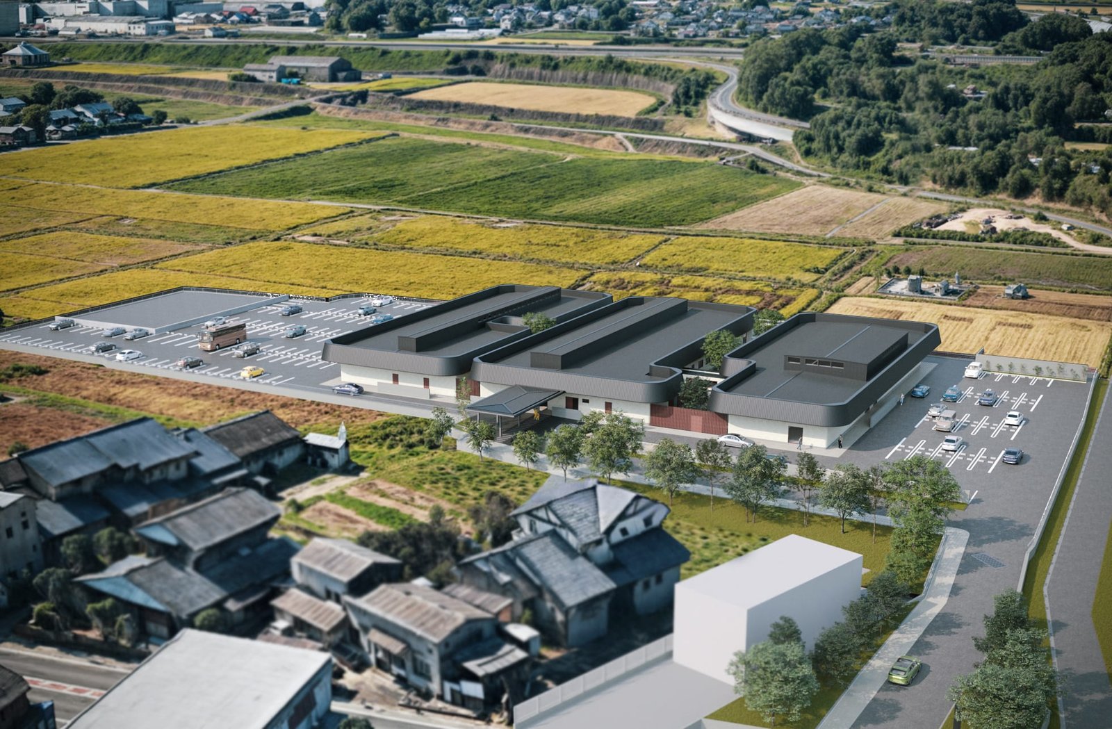 福祉施設 CGパース こぐま学園 福岡 外観