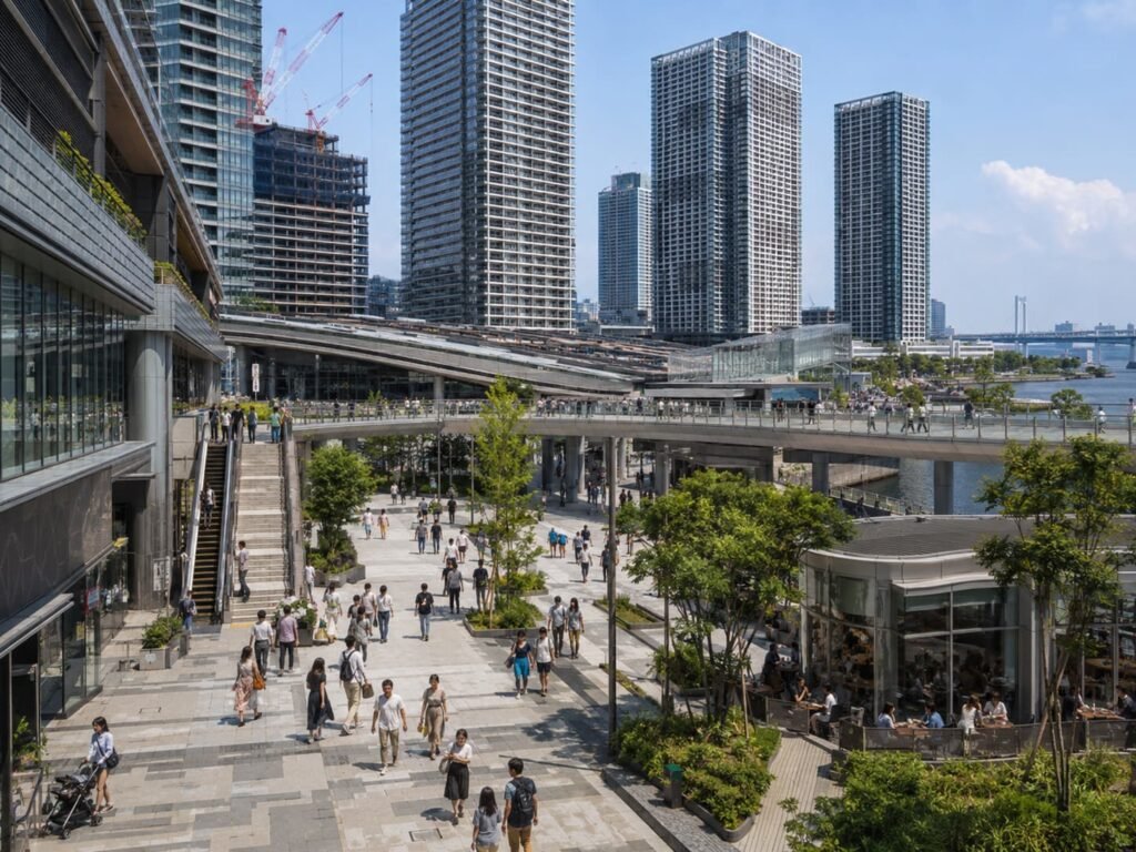 東京 都市再開発 大型商業施設 ビジュアライゼーション