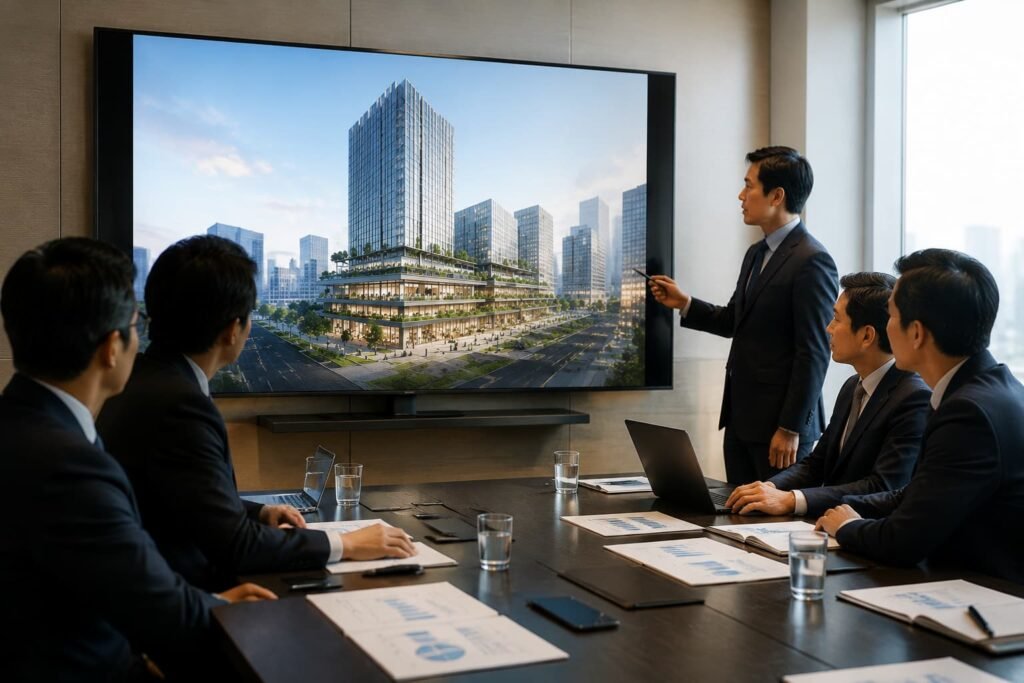 大型商業施設 着工前 映像化イメージ